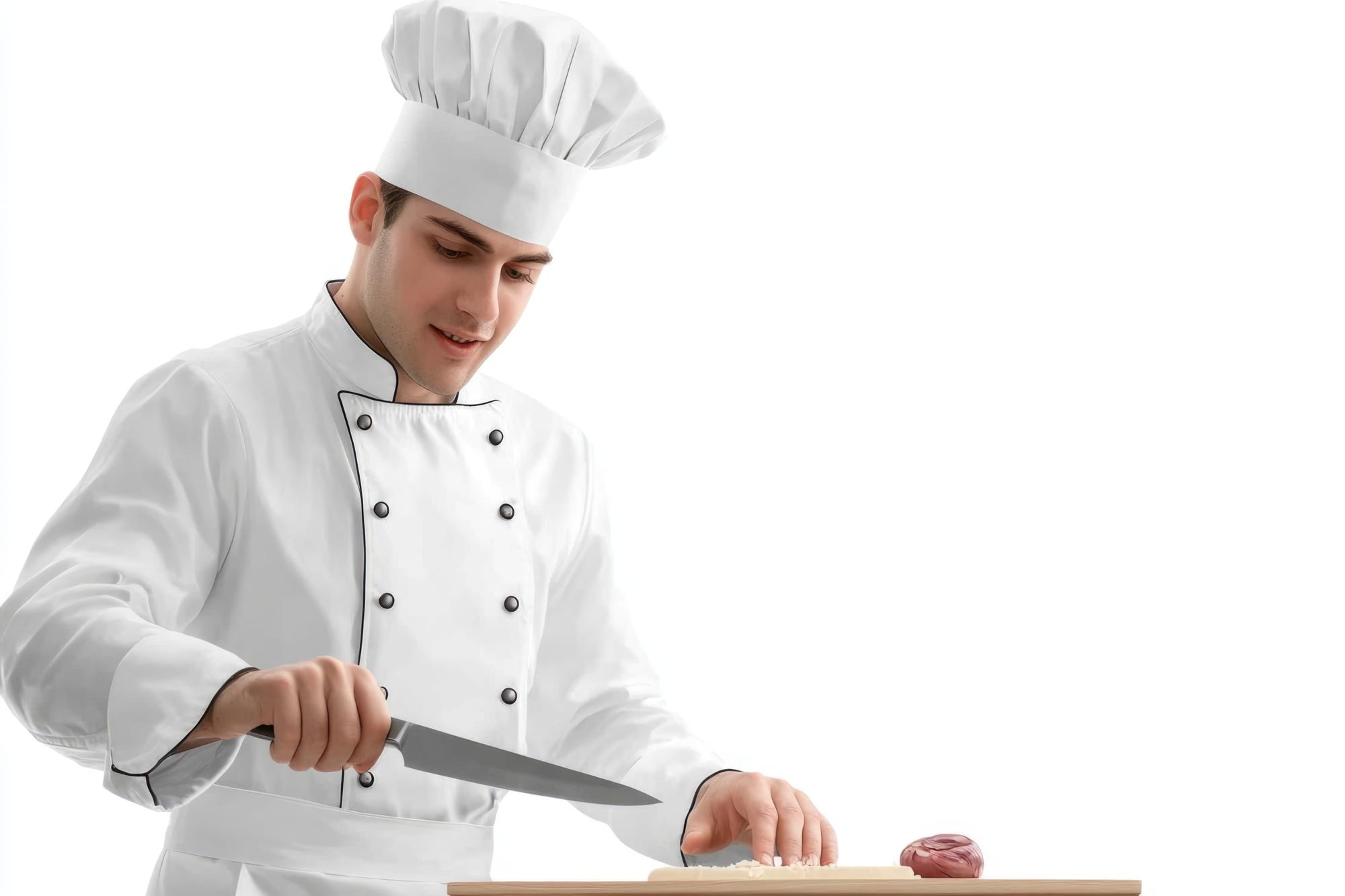 Studente pratica taglio con supervisione